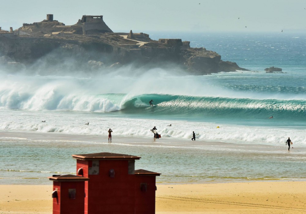 Olas del huracán Ophelia según Samuel Cárdenas